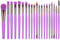 Make-up-Pinsel-Kollektion, Concealer, Lipliner-Pinsel für Schönheitsbegeisterte, einfache Anwendung, 20 Stück