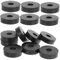 TOKIDNY 25pezzi Rondelle Antivibranti Gomma Resistenti All Abrasione Per Elettrodomestici Design Perforato Per Assorbimento Urti e