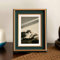 Ayoiow Bilderrahmen 15x10 cm Grün Mdf Harzglas Fotorahmen für Fotos Photo Frame Table