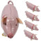 QUMIIRITY 5 Stück Schweinballon Groß Party Schweine Für Kinderspielzeug Lustiges Ballonspielzeug Aufblasbares Aufblasendes Leichter Aufblasbarer Ballon Aluminiumfolie Rosa