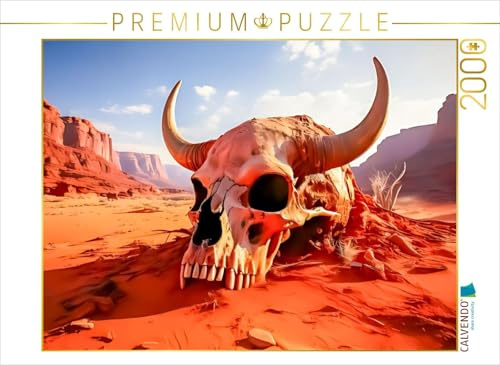 CALVENDO Puzzle Der Wüstenschädel | 2000 Teile Lege-Größe 90 x 67 cm Foto-Puzzle für glückliche Stunden