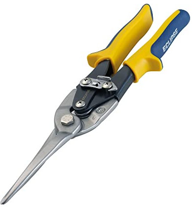 Eclipse Professional Tools EAS-SL Tijeras de aviación para cortar largo, recto y curva ancha