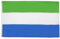 AZ FLAG - Bandera Sierra Leona - 90x60 cm - Bandera Sierraleonesa 100% Poliéster Con Ojales de Metal integrados - 50g - Colores Vivos Y Resistente A La Decoloración