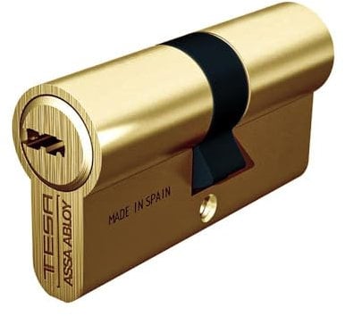 Cilindro Tesa Seguridad T60 /30x40 Latonado