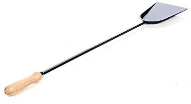 Sbalchiero Paletta con Manico in Legno per caminetto Lunghezza Cm 100 -Art.45354-100% Made in Italy -