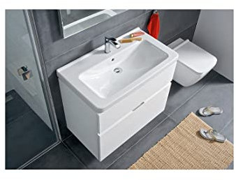 Waschtisch Einlochbatterie Cubito Jika by Laufen 85 cm