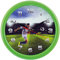 SELVA Kinderwanduhr – Fußball-Motiv – ABS-Gehäuse – Plastikglas – Geräuschlos – Ø 25 cm