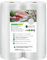Accenter Vakuumierfolie 2 Rollen 28x600cm/Insgesamt 12m Vakuumierbeutel 210 Mikron Profi für Vakuumierer & Lebensmittel Vakuumiergerät, BPA-frei, Sehr Stark, kochbar, Sous Vide geeignet