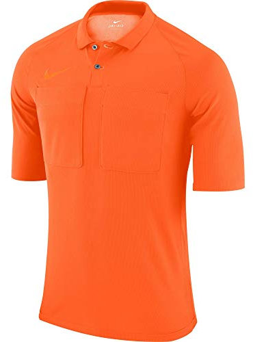 Nike Men's Soccer Referee Jersey Dry SS Referee Shirt, Orange, M