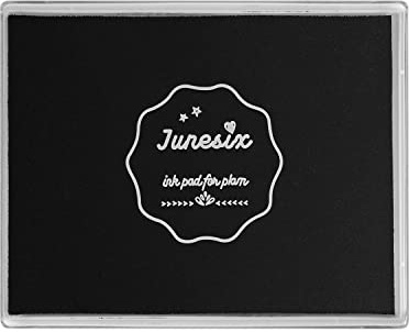 Stempelkissen mit Baby-Fu?abdruck, 12,7 x 10,2 cm, waschbar, ungiftig, Schwarz