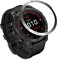 TopTen Edelstahl-Lünette Ring Klebeabdeckung Kratzer Kollisionsschutz Hülle kompatibel mit Garmin Fenix 7X Smartwatch (Silber)