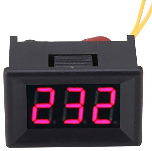 Voltmetro digitale 70-380 V AC Voltmetro Display a LED Tester di tensione Pannello di tensione per AC 220 V Generatore di test di potenza Inverter Monitoraggio della tensione