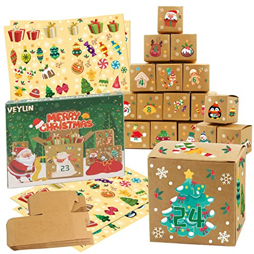 DERAYEE Adventskalender Zum Befüllen, Adventskalender, Adventskalender Kinder, Adventskalender Selber Befüllen