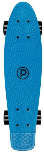Playlife Skateboard Vinyl Classic Cyan, 22 / 6 - 55,9cm / 15,2cm, mit 60x40mm 78A Rollen, ABEC 5 Kugellager, Art. nr.: 880318