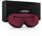 UAMAL 3D Eye Mask, Sleep Mask,100% Blackout Eyelash Extension Sleep Masks for Women & Men, Eye Mask for Sleeping, Premium Dark Crimson Sleeping Eye Masks with Adjustable Strap, Travel Essential