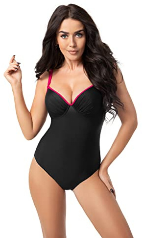 Selente My Secret Costume Mare/Piscina Intero Donna con Ferretti Taglie Forti. Made in EU.