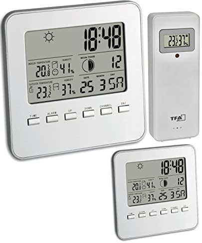 TFA-Dostmann Funk-Wetterstation QUADRO Spezial mit 2 Display TFA 35.1098.54.99