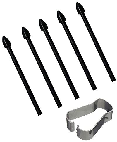 Puntas de Repuesto para Samsung Galaxy Tab S8 Ultra/Tab S7 / S7+ / S7 FE/Tab S6 / S6 Lite/Galaxy Note 10 / Note10+ Plus/Note 20 / Note 20 Ultra 5G Puntas de lápiz Capacitivo (Negro)