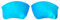 Remplacement oakley Flak Jacket XLJ/1,5 mm polarisé/facile à installer (blue)