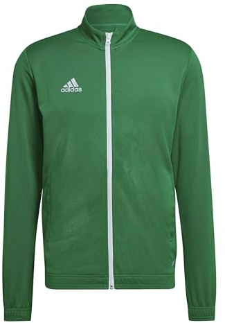 adidas Herren Entrada 22 Track Jacket, Team Green/White, M Extra Tall
