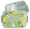 Kinder Bento Box Midi für Mepal Bentobox - Brotbox Dinosaurier Lunchbox Dino Vesperbox Dinosaurus I - 900 ml - Sage Grün - brotdose name kinderbrotdosen kindergarten t-rex vulkan