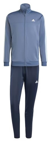 adidas Uomo SPW SMALL LOGO TRICOT COLORBLOCK TRACKSUITS, Preloved Ink S24 / Wonder Blue F23 / Legend Ink, XXL