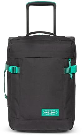 Eastpak TRANVERZ XXS Koffer, 45 x 32 x 20 cm, 28 L - Kontrast Stripe Black (Schwarz)
