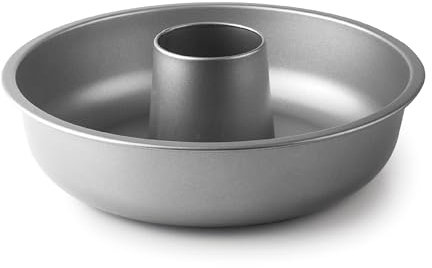 LACOR - 68454 - Moule à Savarin, Moules à Pâtisserie, Moule Antiadhésif, Sans PFOA, Va au Four, Réfrigérateur et congélateur, Nettoyage facile, Acier au carbone, Ø26 cm, Hauteur 8,6 cm, 2,15 litres
