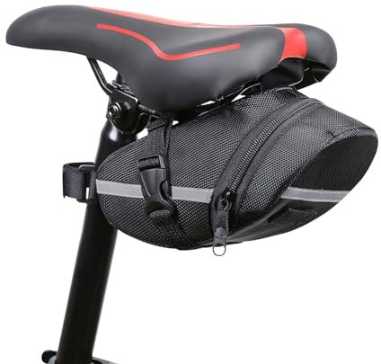 APOMOONS Fahrrad Satteltasche, wasserdichte Fahrradtasche Rahmentasche wasserdichte Mountainbike Bag Oberrohrtasche Aero Wedge Pack, Fahrradsitz Tasche für MTB, Mountainbikes, Fahrräder, Rennräder