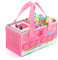 OUKNAK Carrying Case for Tonies Starter Set & Storage Bag for Tonies Figurine, Home Outdoor Hand Bag for Tonies Audio Player and Dolls Musical Toy Folding Bag for Toniebox Accessories (Pink)