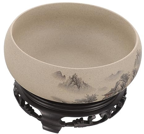 Milisten 1 Satz Lotus-Topf aus blauem und weißem Porzellan blumenbank Blumentöpfe Mittelstück-Pflanzgefäß Sukkulenten-Übertopf Vase deko Blumentopf Pflanztopf Haushalt Base