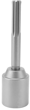 Tiefenerder Pfahlramme, T Pfostentreiber Professional Erdnageleintreiber SDS-Max T-Pfostentreib, für Einstecken von Holzpflöcke Demolition Jackhammer Breaker (45mm)