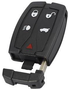 Partuto 433MHz 5 Buttons Keyless Entry Remote Car Key Fob for Freelander 2 Replacement