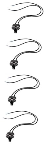 Gatuida 4 Stück Schalter Schalten Der Schalter Motorradschalter 7/8 -lenkerschalter Lichtschalter Austausch Des Motorradschalters Aluminiumlegierung Black