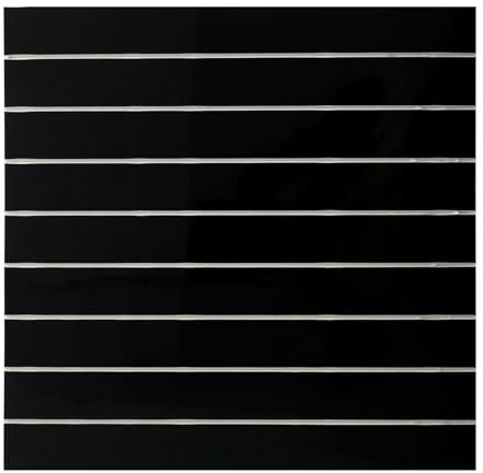 Wood Slats Wallpaper, Self Adhesive 3D Effect Natural Wooden Slat Panelled Wall Panels, 10PCS 40x40cm Peel and Stick Removable Waterproof Panels Wood Grating Contact Paper (Pure Black)