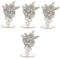 PRETYZOOM 4 Stück Blumenarrangement Blumenstrauß-Grußkarte Sublimationsblumenrahmen Sublimationsrohlinge Dekor wandverkleidung Wand polsterung Sublimationsvasendekor DIY-Dekorplatte hölzern