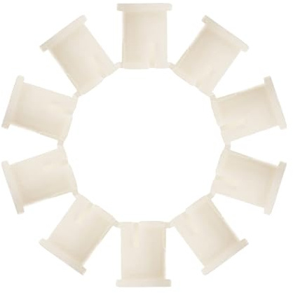 VILLCASE Caster Cap Stem Sleeve Inserts for Office Chair Wheels Furniture Castor Socket Covers Rubber Plastic Mounting Sleeves for Chair Legs 0.79 Inch