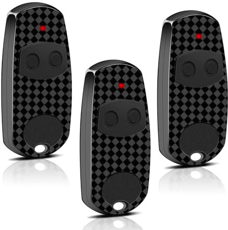 Lot de 3 télécommandes universelles pour porte de garage compatibles avec 433,92 MHz Came TOP-432EE TOP-432EV TOP432-NA TOP432-SA