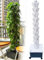 Hydroponik-Anbausystem, Hydroponik-Turm-Set, 8/10/12-stöckiges 40/50/60-Loch-Anbausystem, Garten-Aeroponik-Anbauset für Kräuter, Obst und Gemüse mit Trinkpumpe, Adapter, Netztöpfe,