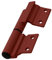 Cerniera per Porta Finestra Tipo Vecchio in Alluminio - Disponibile in Diverse Finiture | Cerniere Durevoli per Porte e Finestre (Rosso)