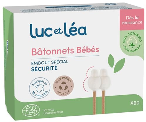Luc et Léa Bio-Sticks für Babys, 60 Stück