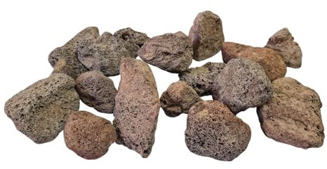 Piedra de Lava Barbacoa de Gas 30-50 mm Gris (6 Kg)