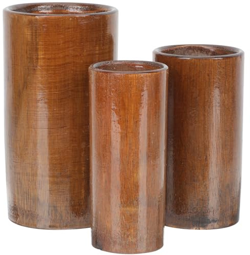 Gogogmee Set de Gobelets en Bambou Ronds pour Ventouses Professionnelles Forte Adsorption, Facile à Utiliser, Accessoire de Ventouses pour Thérapie Traditionnelle