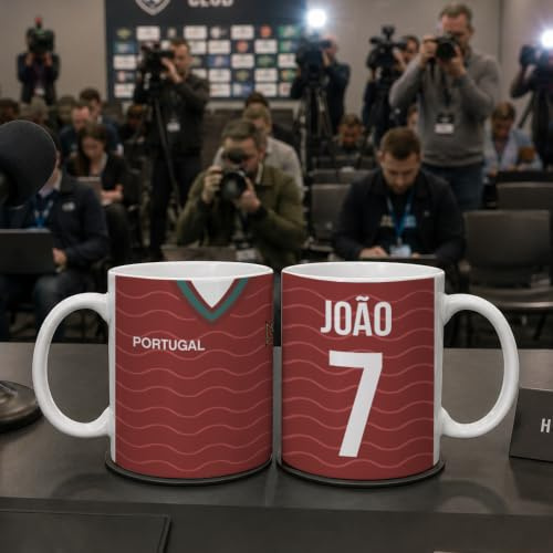 Wanapix | Tasse Céramique Football Portugal | Coupe du Monde 2026