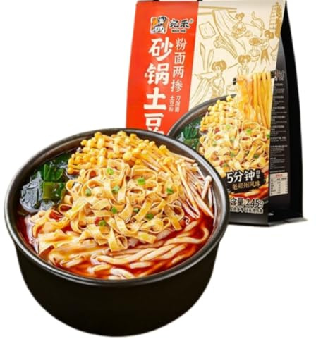 Potato & Wheat Noodle Mix 245g Spicy Hot Pot Style, Chewy & Hearty
