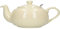 London Pottery Farmhouse Loose Leaf Teapot with Infuser, Ceramic, Ivory, 6 Cup (1.5 Litre), Off-white