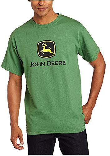 John Deere Herren Classic T-Shirt, Grün, Medium