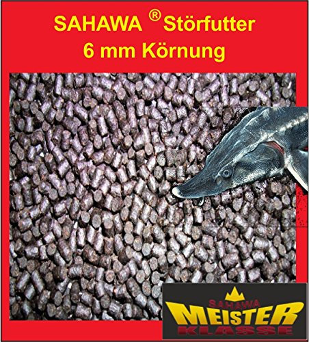 Störfutter 6 mm 10 kg Beutel für Fische - Fischfutter für Erwachsene