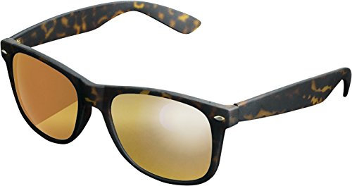 MSTRDS Likoma Mirror Unisex Sonnenbrille Für Damen und Herren mit verspiegelten Gläsern, amber/orange