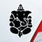 Hellweg Druckerei Buddhismus Elefant Ganesha Buddha Auto Aufkleber Sticker Heckscheibenaufkleber